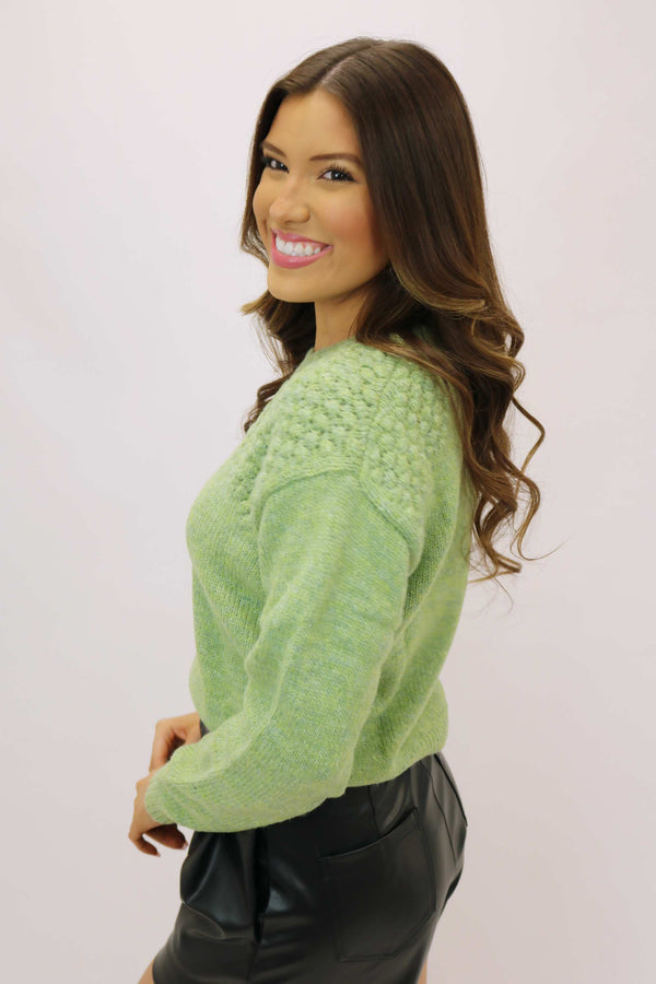 Kiana Sweater, Spruce Green