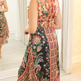 Winter Garden Sleeveless Maxi Dress