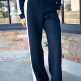 SPANX AirEssentials® Colorblock Track Pant, Very Black/Powder