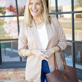 Long Story Short Blazer, Khaki