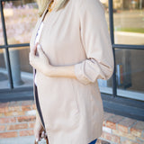 Long Story Short Blazer, Khaki