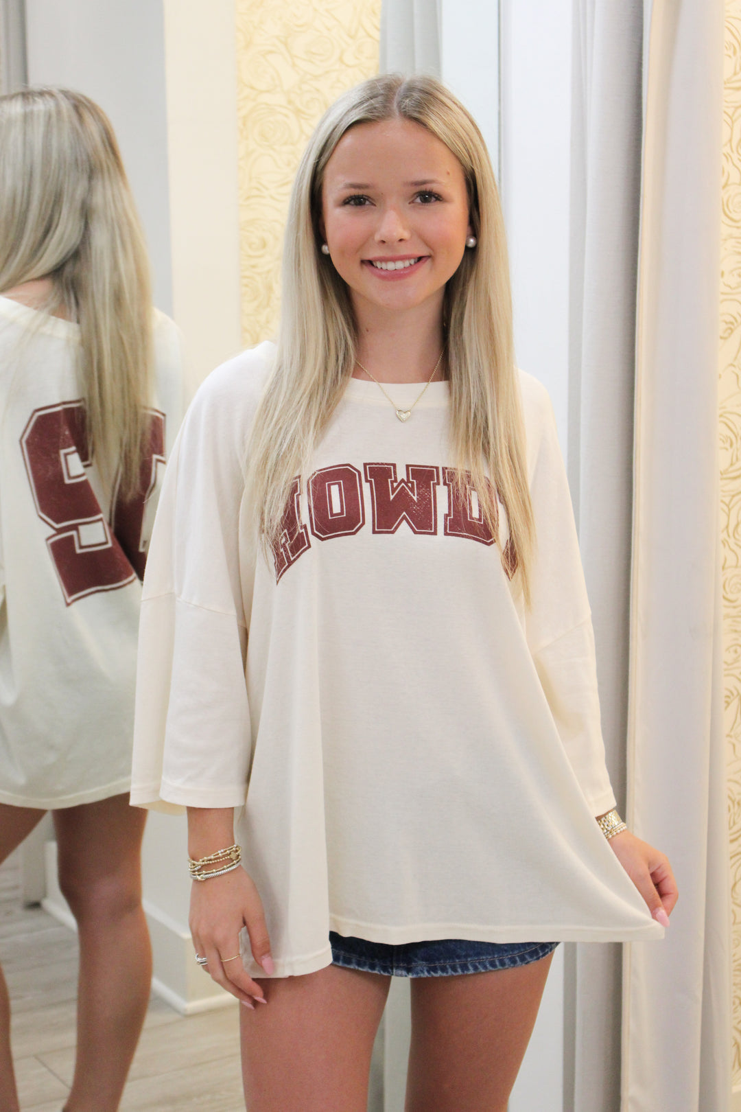 Oversized Howdy Tee