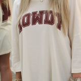 Oversized Howdy Tee
