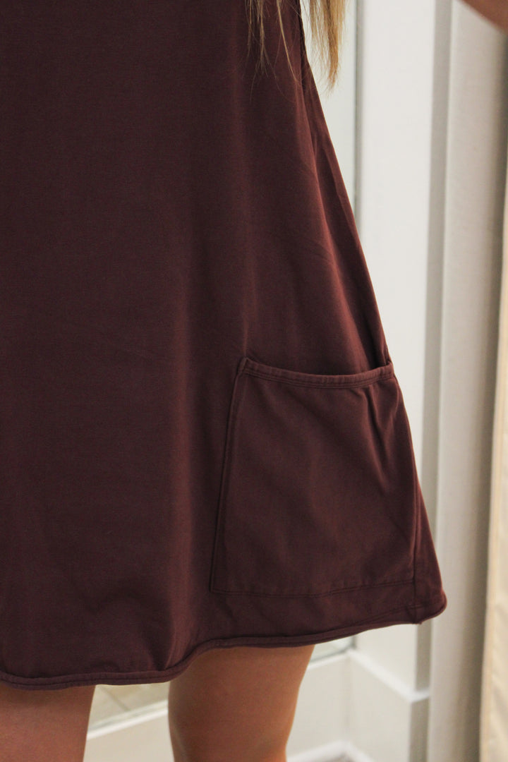 Hot Shot Mini Dress, Black Cherry