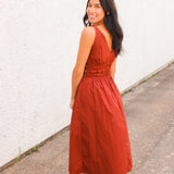 Kassie Dress, Dusty Brick
