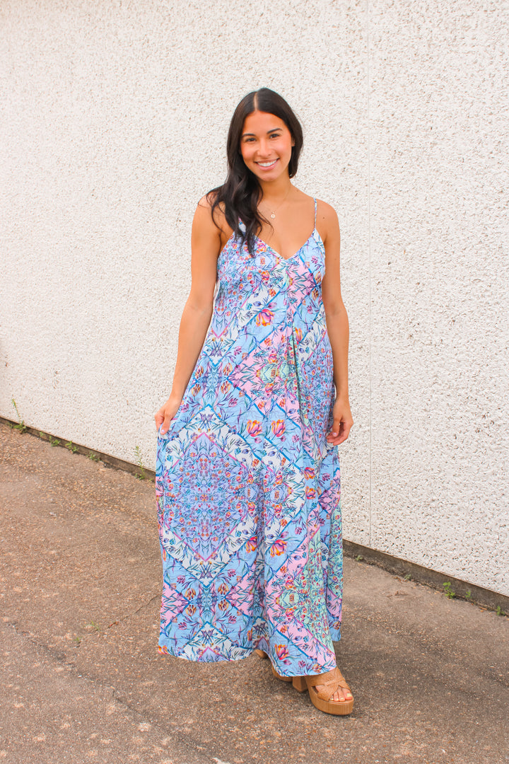 Chase Dress, Petal Paisley