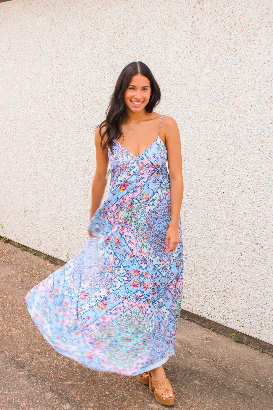 Chase Dress, Petal Paisley
