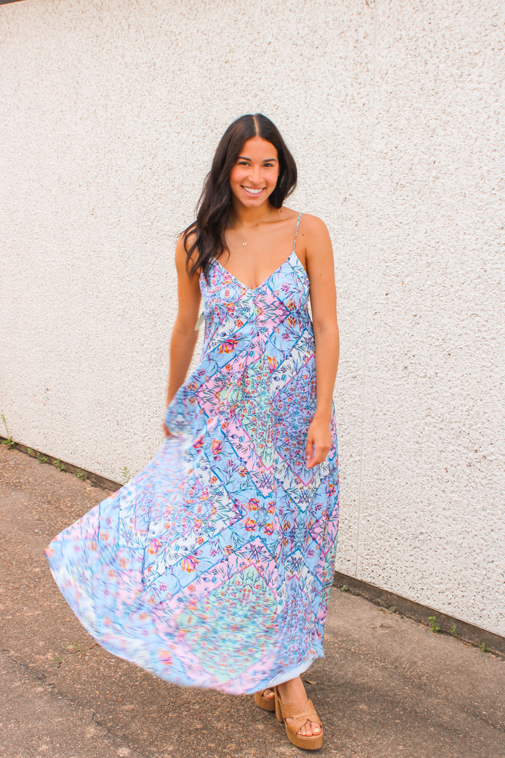 Chase Dress, Petal Paisley