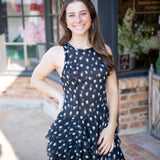 Raven Printed Mini Dress, Night Combo