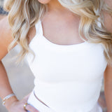 All Clear Cami, White