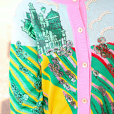 Yellow Brick Road to Oz Button Up