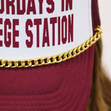 Gold Hat Chain