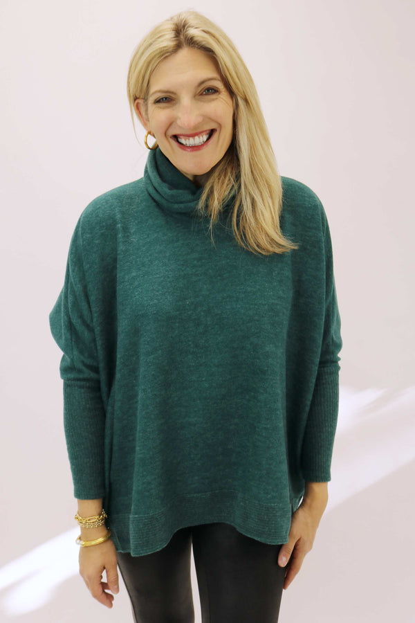 Joy Sweater, Hunter Green