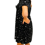 Kiss Me At Midnight Velvet Star Dress