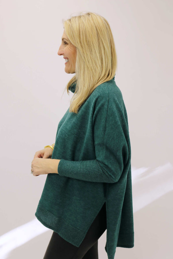 Joy Sweater, Hunter Green