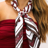 Maroon Boots Scarf