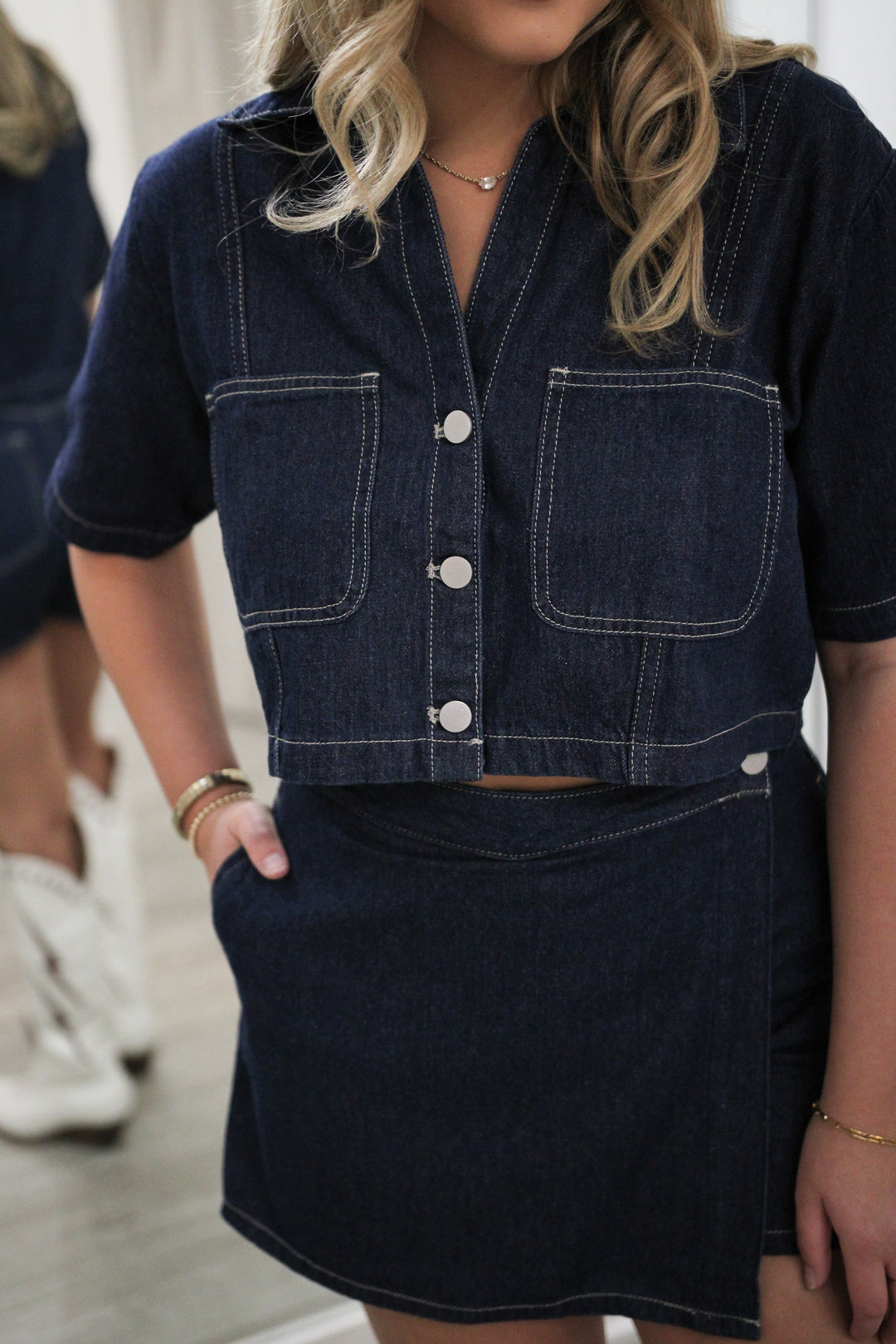 Hometown Blues Denim Set, Dark Denim