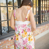 Petal Kisses Mini Dress, Cream/Multi