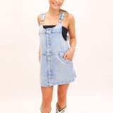 Edie Denim Skirtall, Apple Blues