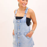 Edie Denim Skirtall, Apple Blues