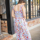 Petals At Daybreak Dress, Blue