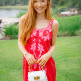 Hot Tropic Mini Dress, Red
