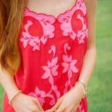 Hot Tropic Mini Dress, Red