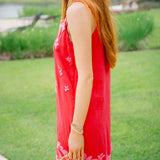 Hot Tropic Mini Dress, Red