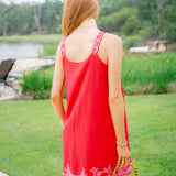 Hot Tropic Mini Dress, Red