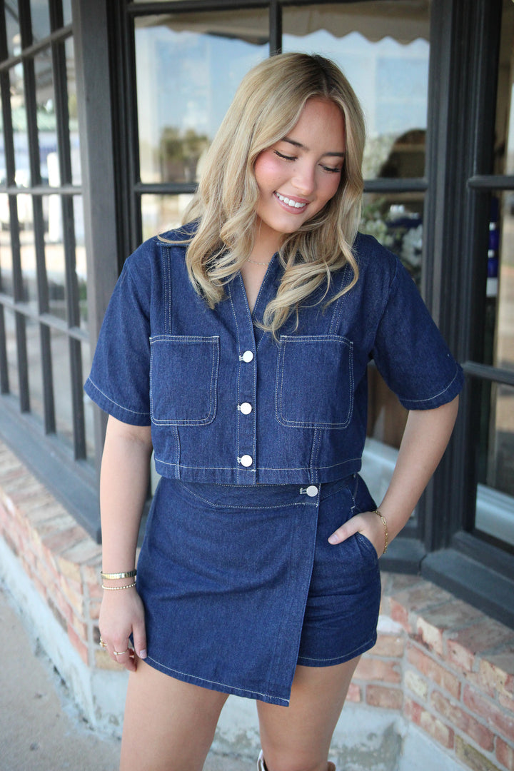 Hometown Blues Denim Set, Dark Denim