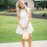 Keep It Classic Mini Dress, White