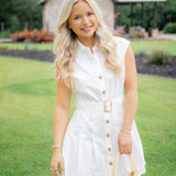Keep It Classic Mini Dress, White