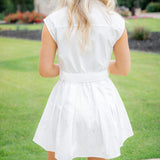 Keep It Classic Mini Dress, White