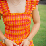 Social & Sunkissed Dress, Tangerine