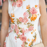 Flower Market Days Top, Ecru