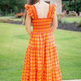 Social & Sunkissed Dress, Tangerine