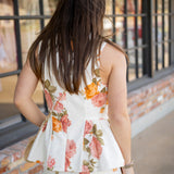 Flower Market Days Top, Ecru