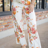 Flower Market Days Pants, Ecru