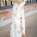 Flower Market Days Pants, Ecru