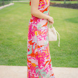Sunshine & Sweet Days Maxi Dress, Pink Multi