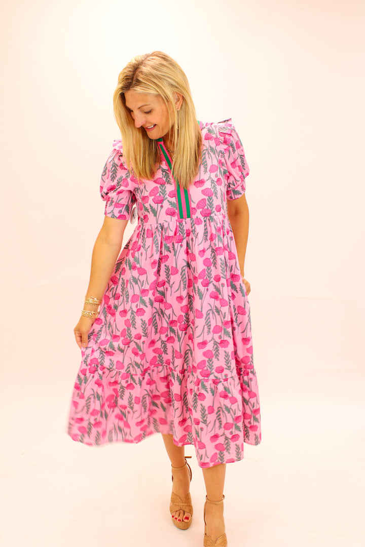 Bold & Beautiful Dress, Pink