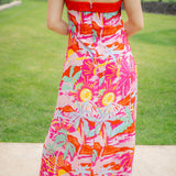 Sunshine & Sweet Days Maxi Dress, Pink Multi