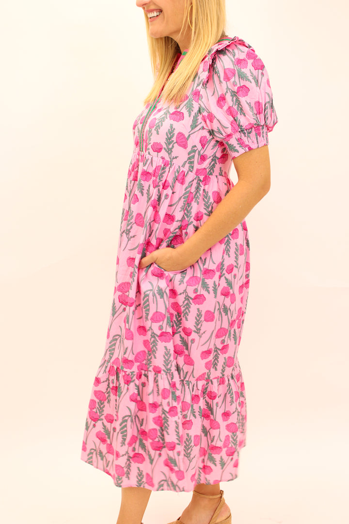 Bold & Beautiful Dress, Pink