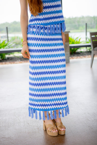 Capri Knit Skirt, Amalfi