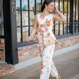 Flower Market Days Top, Ecru