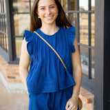 Front Porch Swing Top, Denim