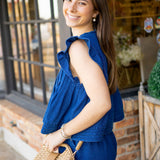 Front Porch Swing Top, Denim