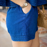 Front Porch Swing Shorts, Denim
