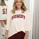 Oversized Howdy Tee