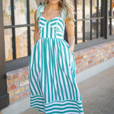 Lucky Charm Midi Dress, Green